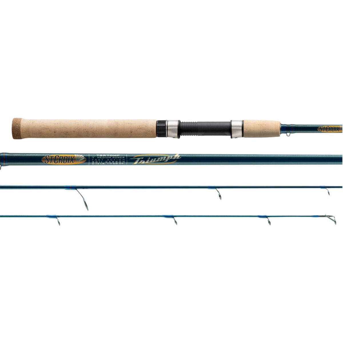 cheap st croix triumph spinning rods St. TRIS70HF Inshore Rod Croix Triumph 7 Medium Fast Action Spinning Rod crafted with premium SCII carbon St. Croix Triumph Spinning Rod