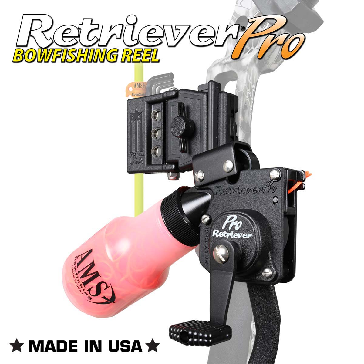 crossbow fishing reels 80 lbs WT80 Night KIT with Flashlight, LINE Guide Includes 12 Heavy Steel Bolts and 9 Arrows : Sports & Outdoors Built with a corrosion Most tactical bowfishing rig on
