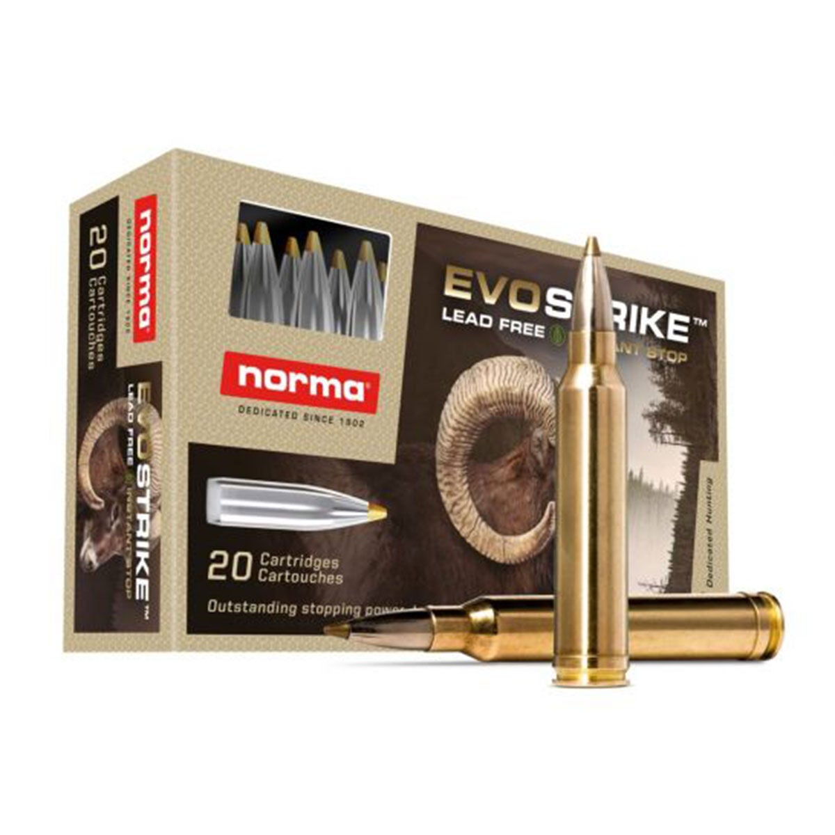 Norma Evostrike 96 Grain .270 Winchester Lead Free