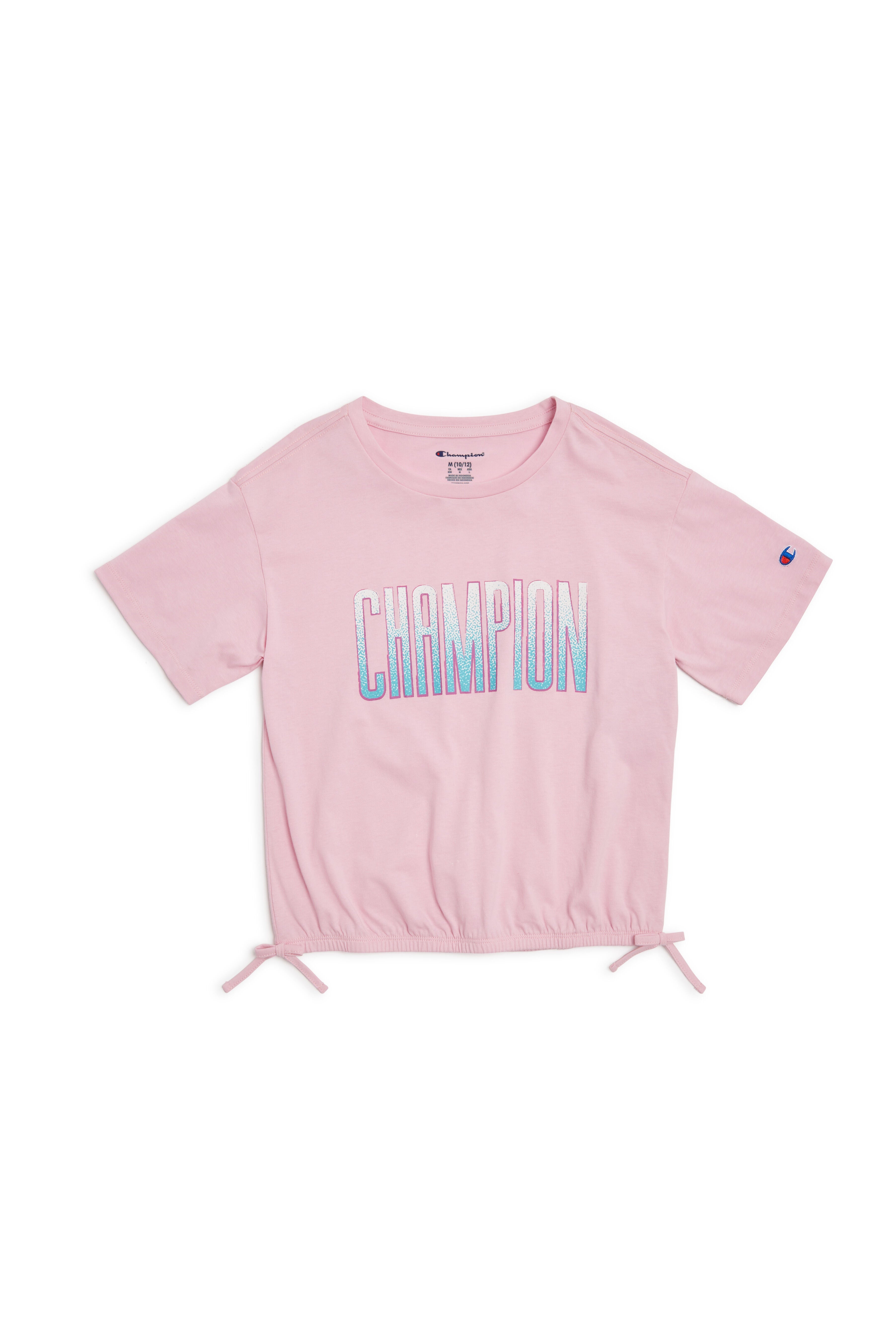 Champion Girl's Elastic Tie Tee