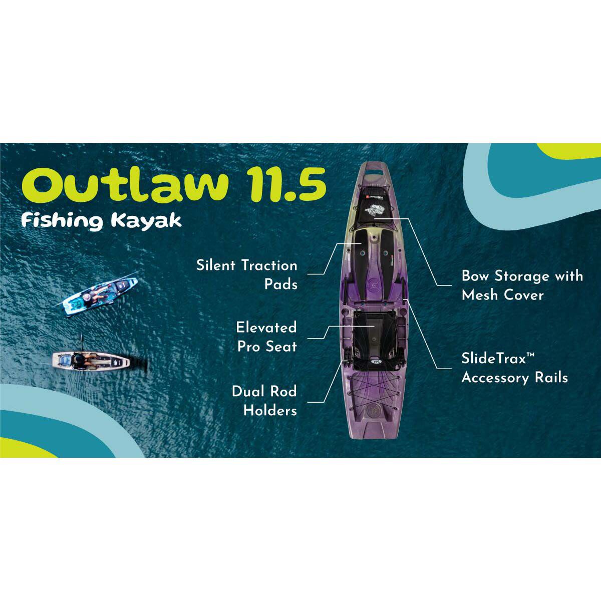 Perception Sports Outlaw 11.5' Angler Kayak