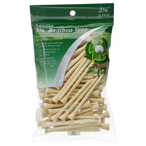 Jef World Golf 3-1/4" Bamboo Golf Tees