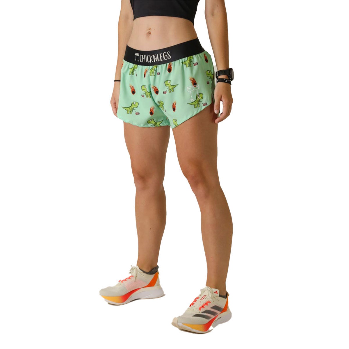 Chickn Legs Women's 1.5" Shorts Dino-Sores