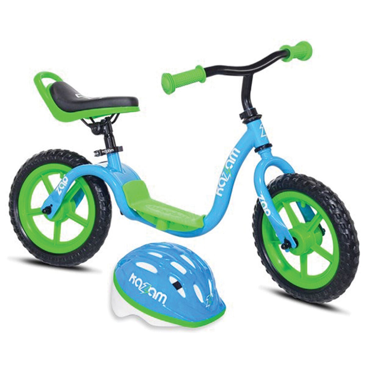 Kazam Boys' 12" Balance Bike and Helmet