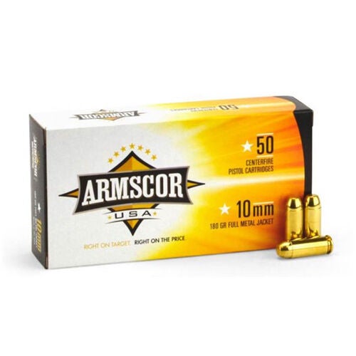 Armscor 10mm 180 Grain Full Metal Jacket Ammo