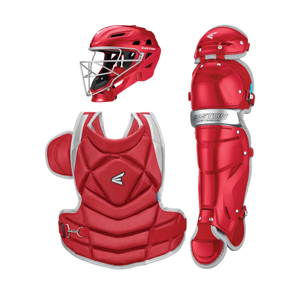 Easton x Jen Schro The Fundamental Fastpitch Catcher's Gear Set, Large