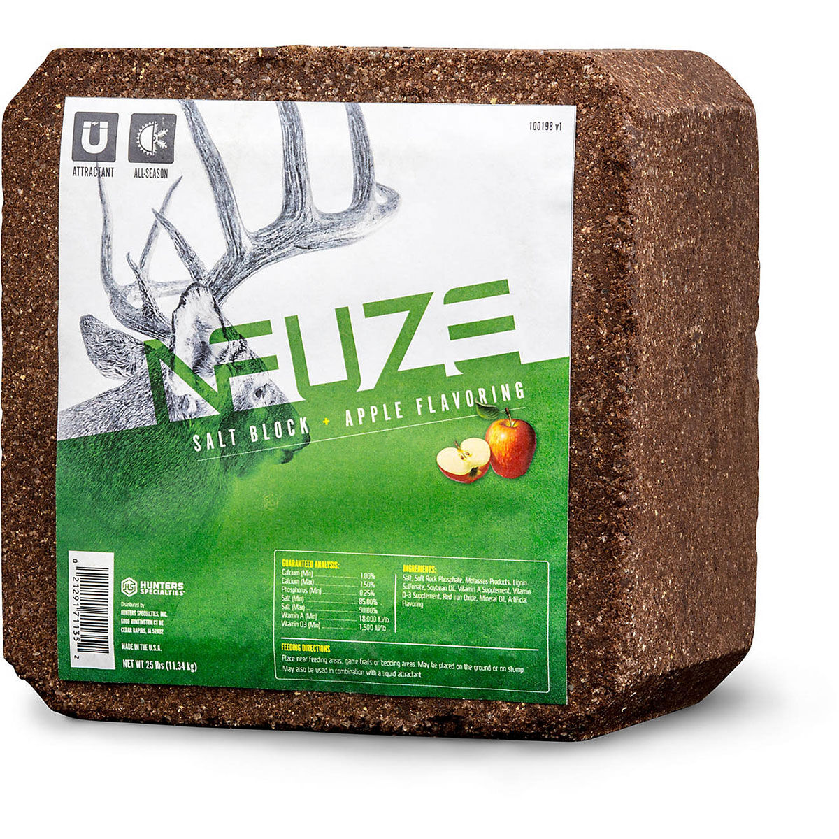 Evolved Habitat NFUZE Apple Salt Lick Block