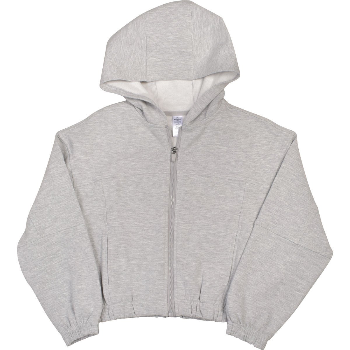 90 Degree Girl's Zip Up Cropped Hoodie