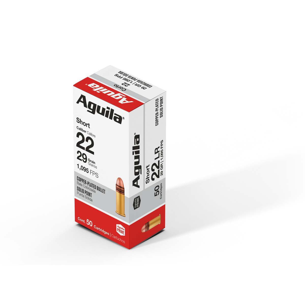 Aguila Super Extra .22 Short Ammunition 50 Rounds 29 Grain