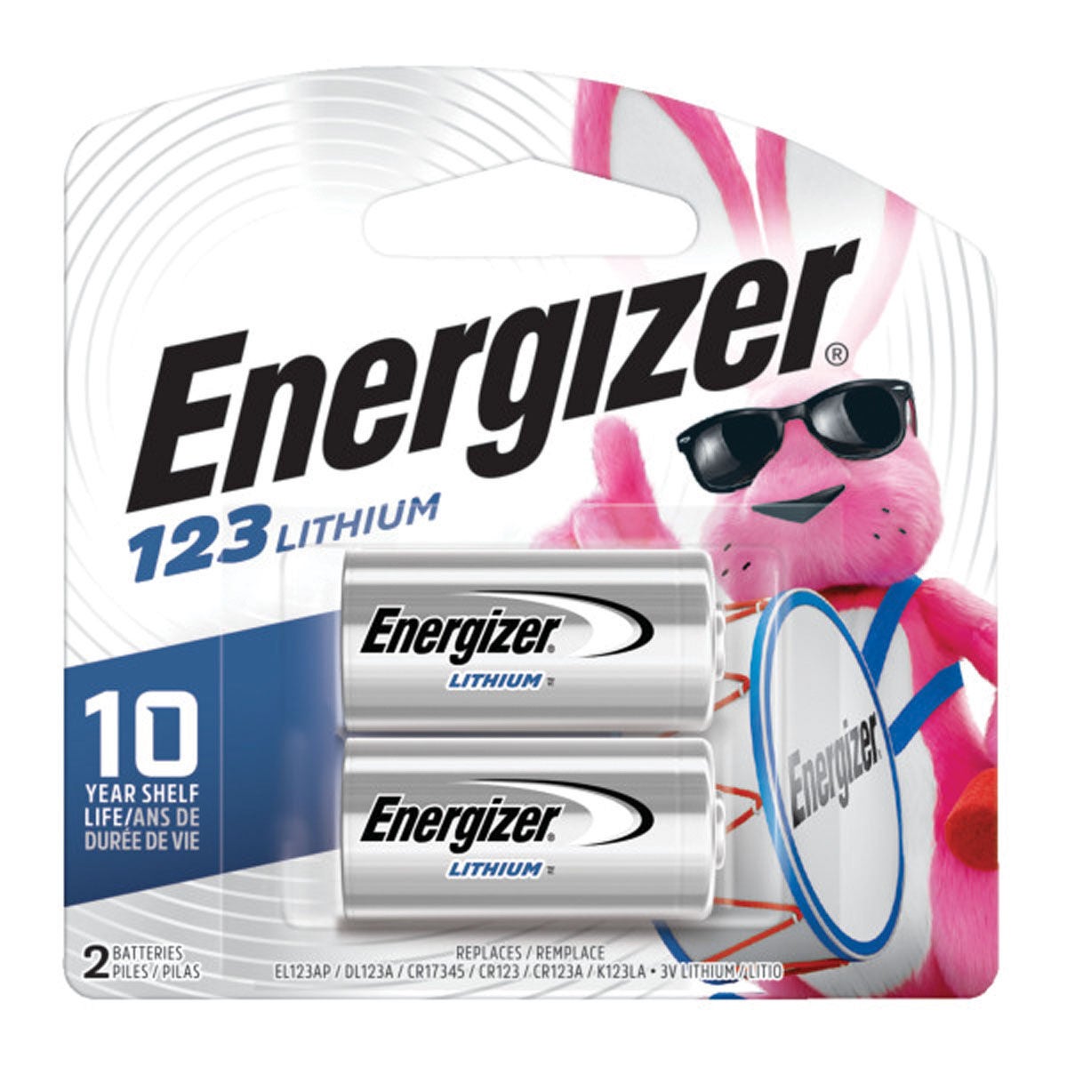 Energizer 123 Batteries 2-Pack