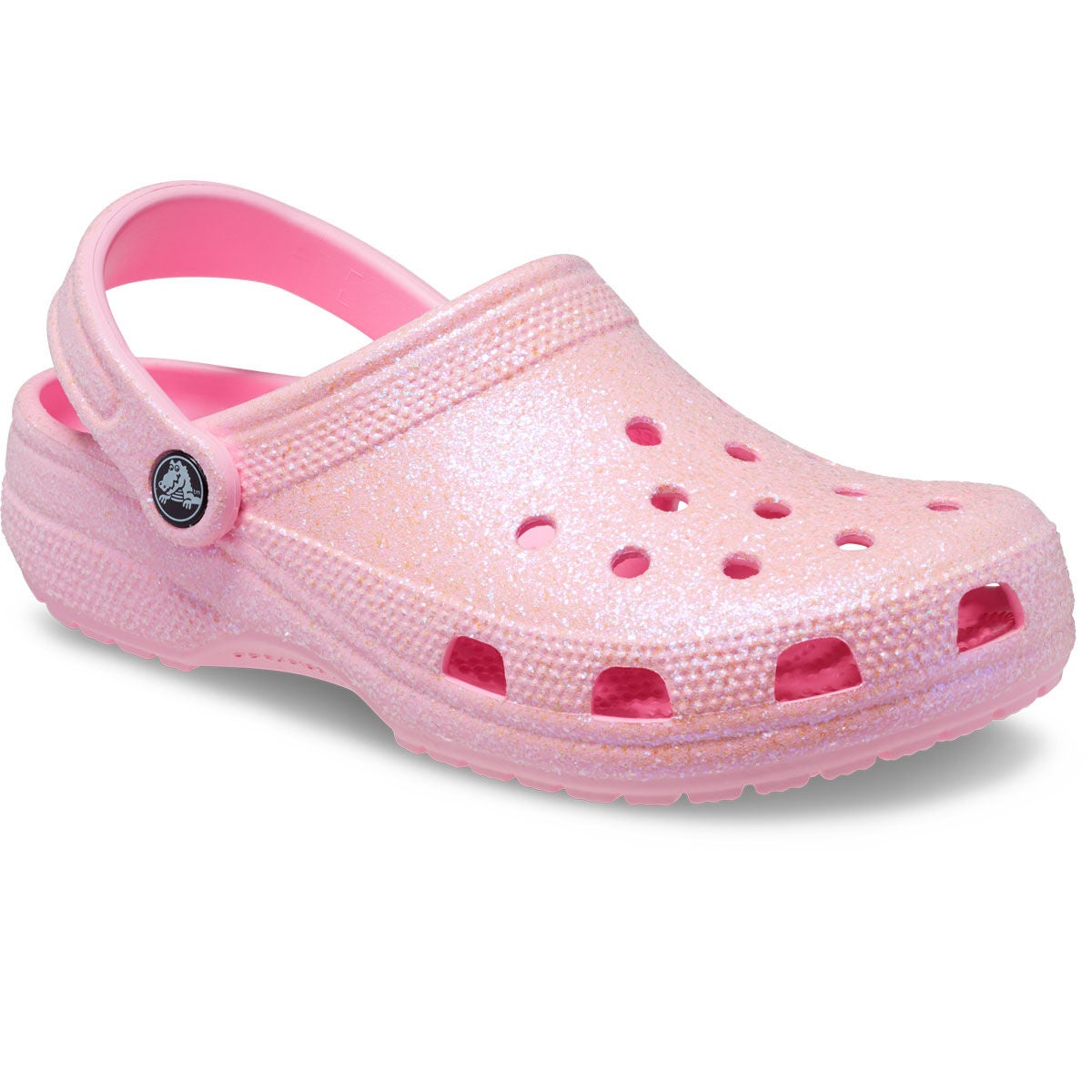Crocs Women's Classic Glitter Flamingo Clogs