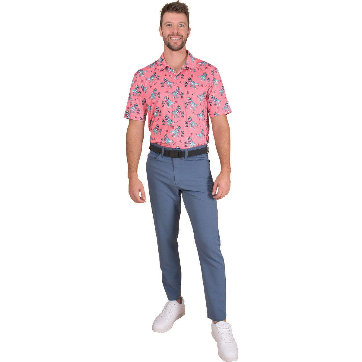 Aeroline Men's Print Polo