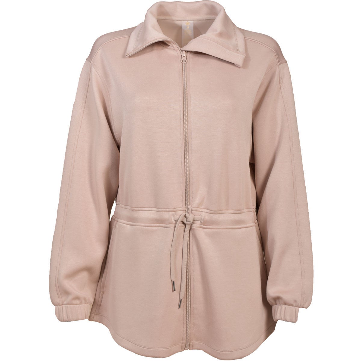 Harmony & Blnce Women's Zip Up Cinch Fleece