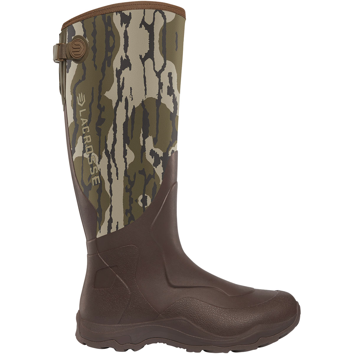 La Crosse Men's Alpha Agility LT 16" Mossy Oak Bottomland Pull-On Boots