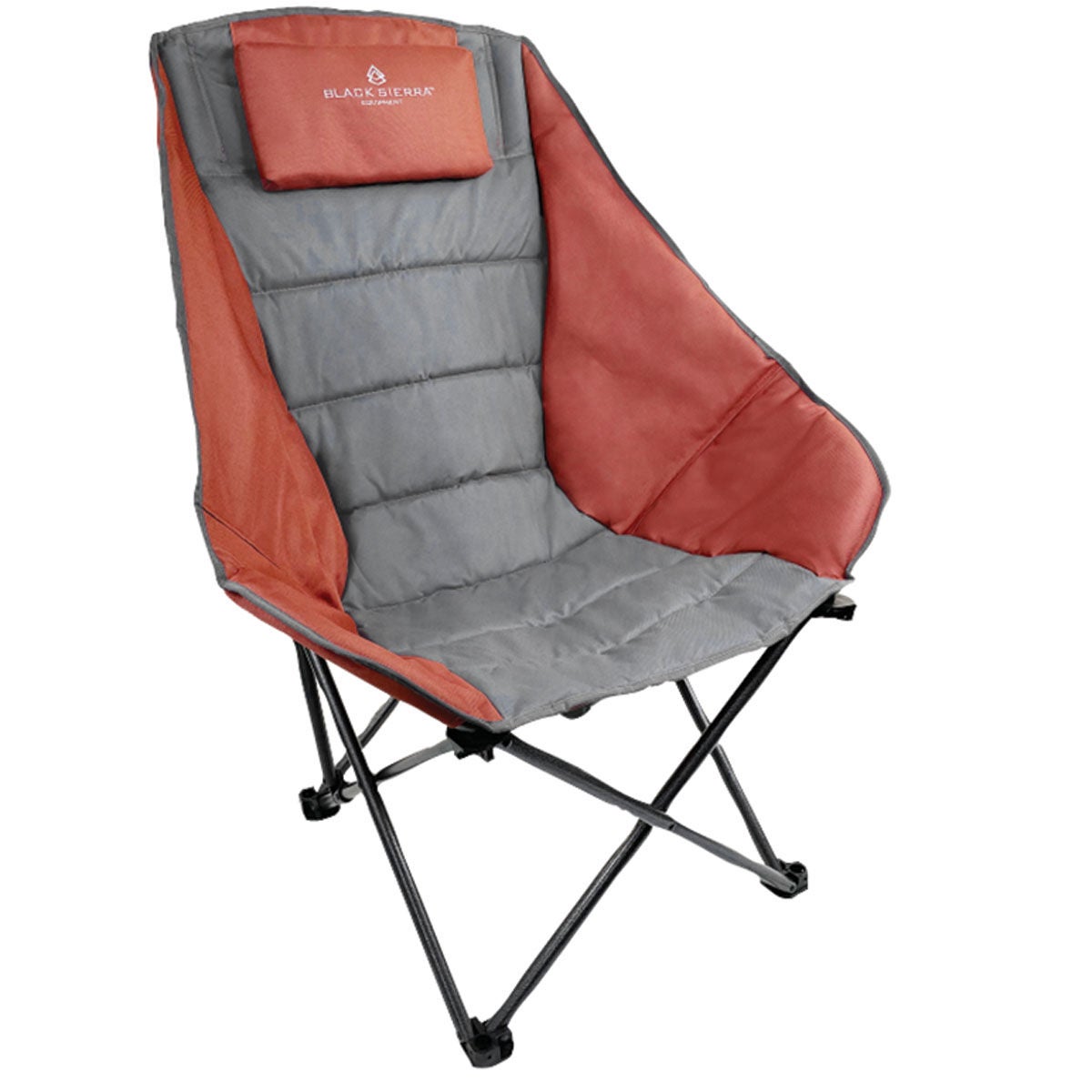 Black Sierra Scoop Quad Chair