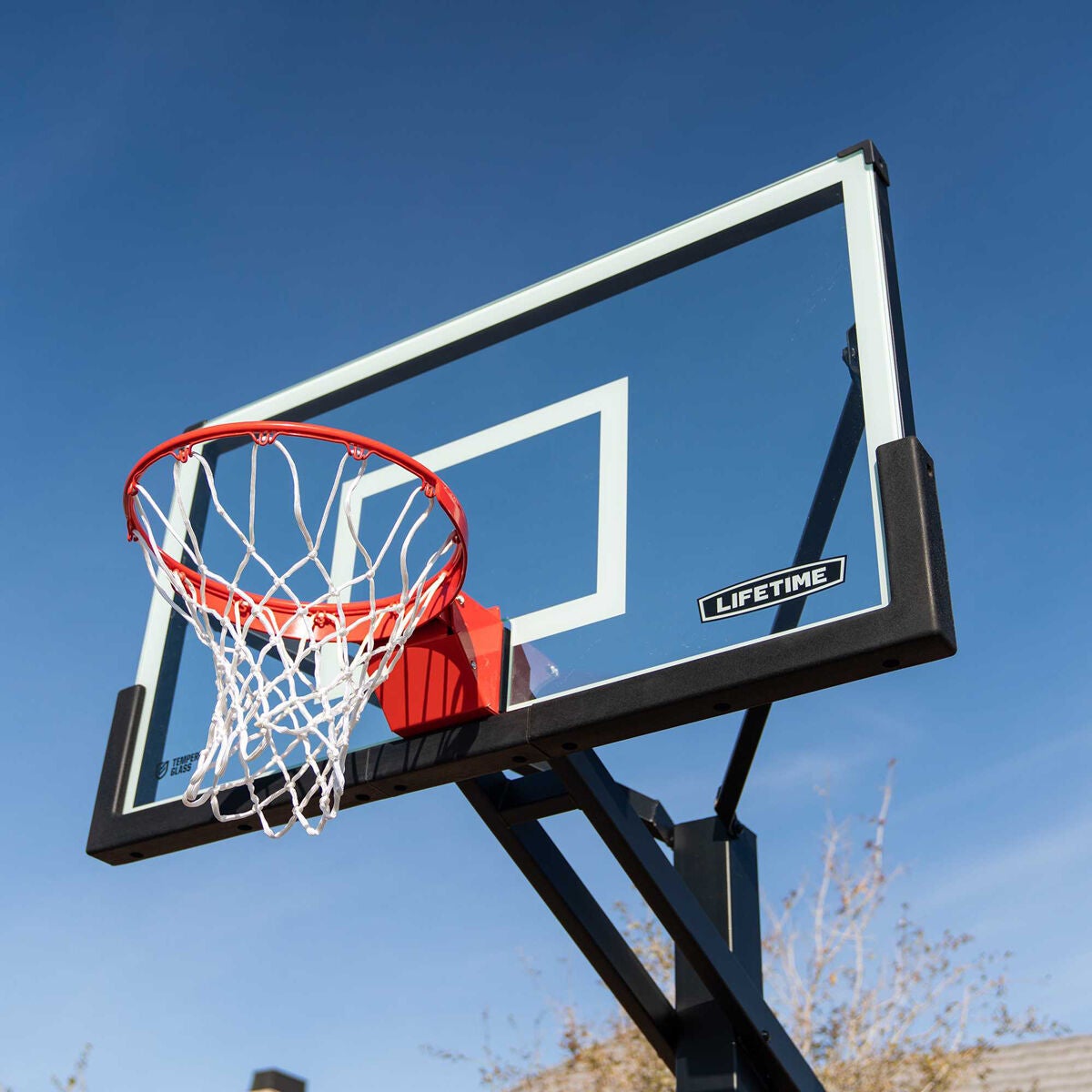 Mammoth 60" 90916 Glass In-Ground Basketball System