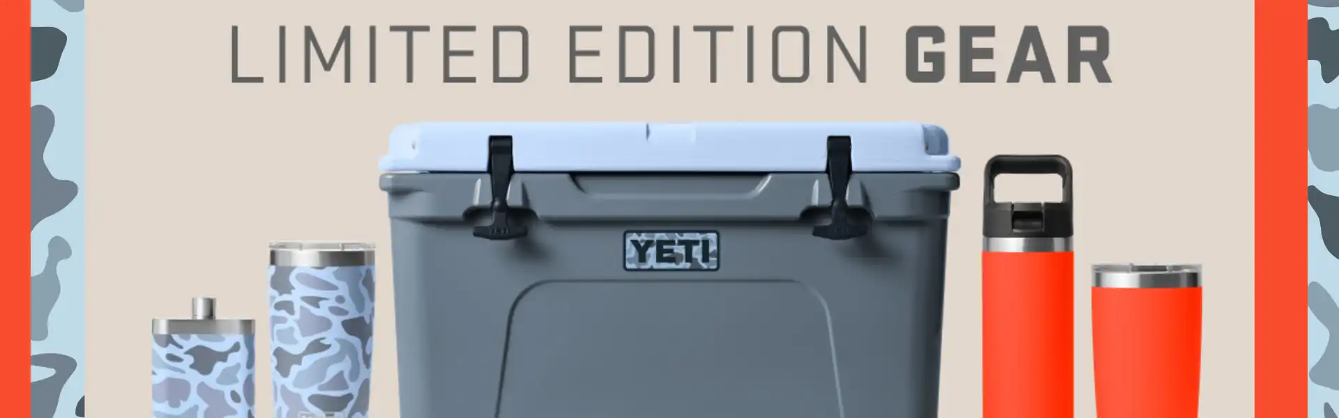 Blue Camo and Solar Flare available at your local Dunham's