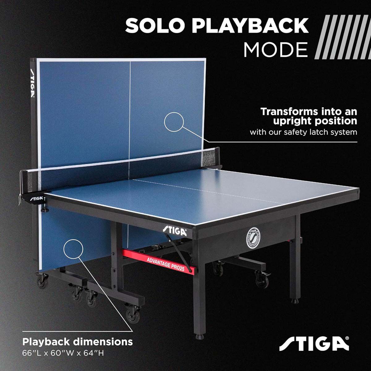 Stiga Advantage Pro 25 Table Tennis Table
