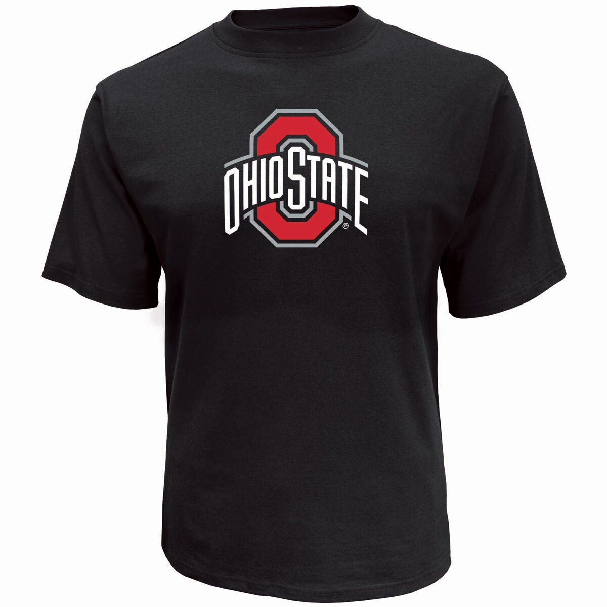 Knights Apparel Men's Shor Sleeve Ohio State Oversized Logo Tee