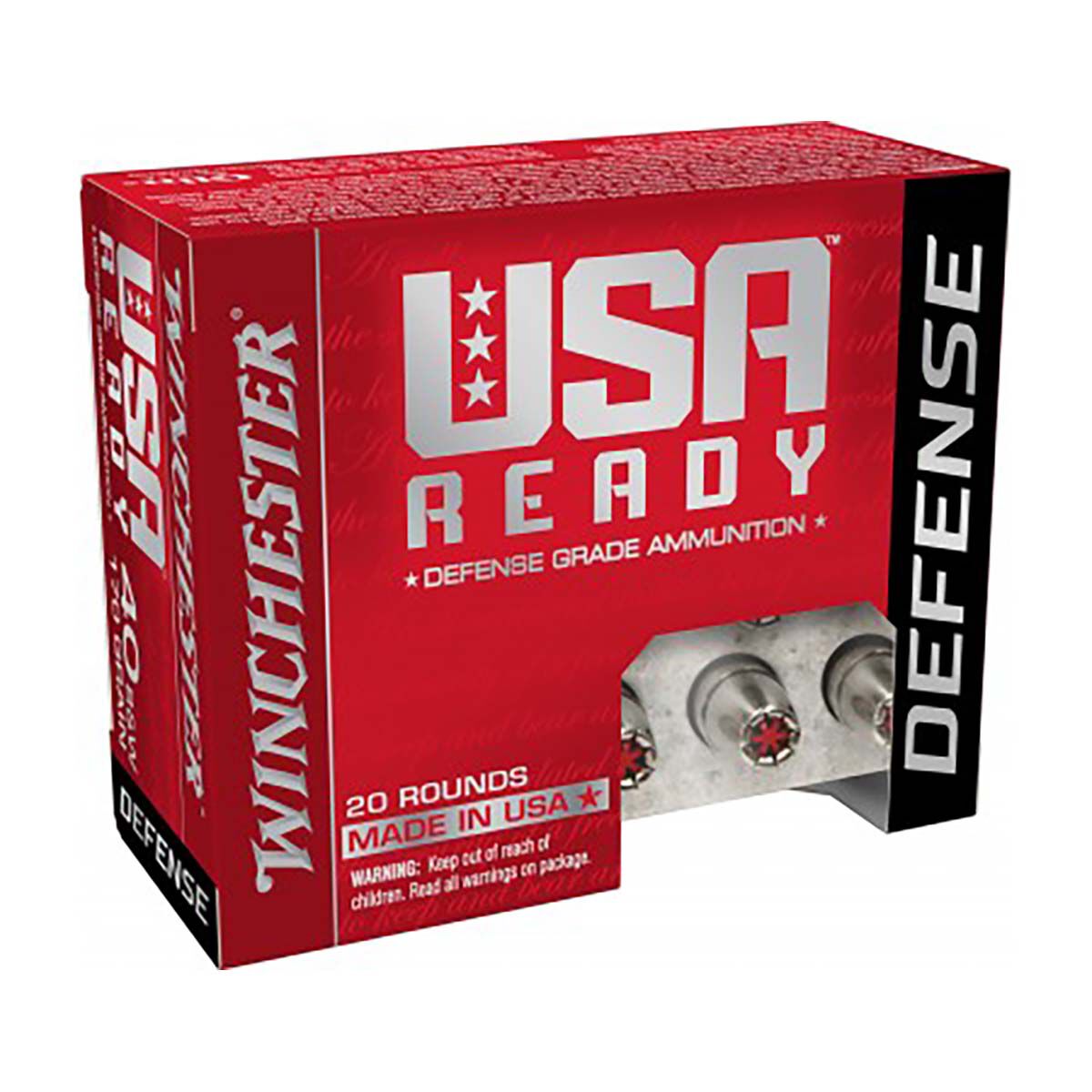 Winchester USA Ready Hollow Point 40 S&W Ammo