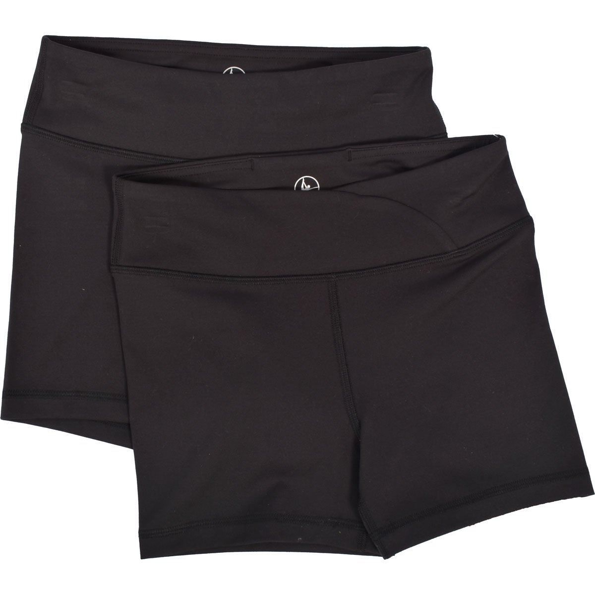 90 Degree Girls' 3" Crossover Shorts - 2 Pack