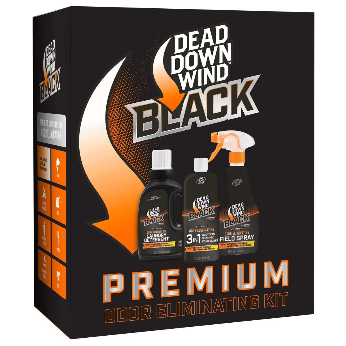 Dead Down Wind Black Premium Kit 3 Piece