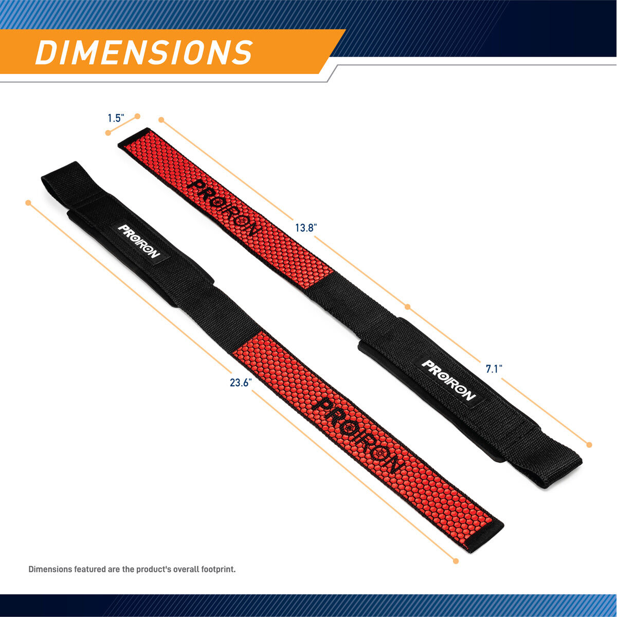 Proiron Weightlifting Strap (Pair of 2)