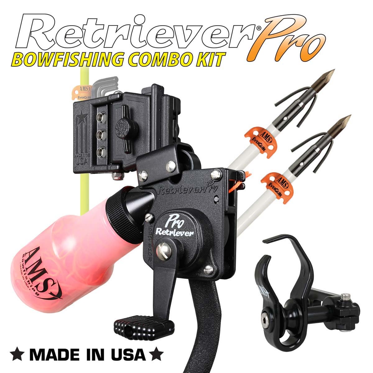 Ams Retriever Pro Bowfishing Combo Kit - Right Hand