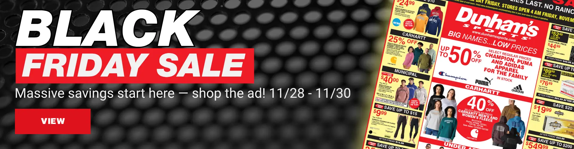 Shop Dunham's Black Friday Sale