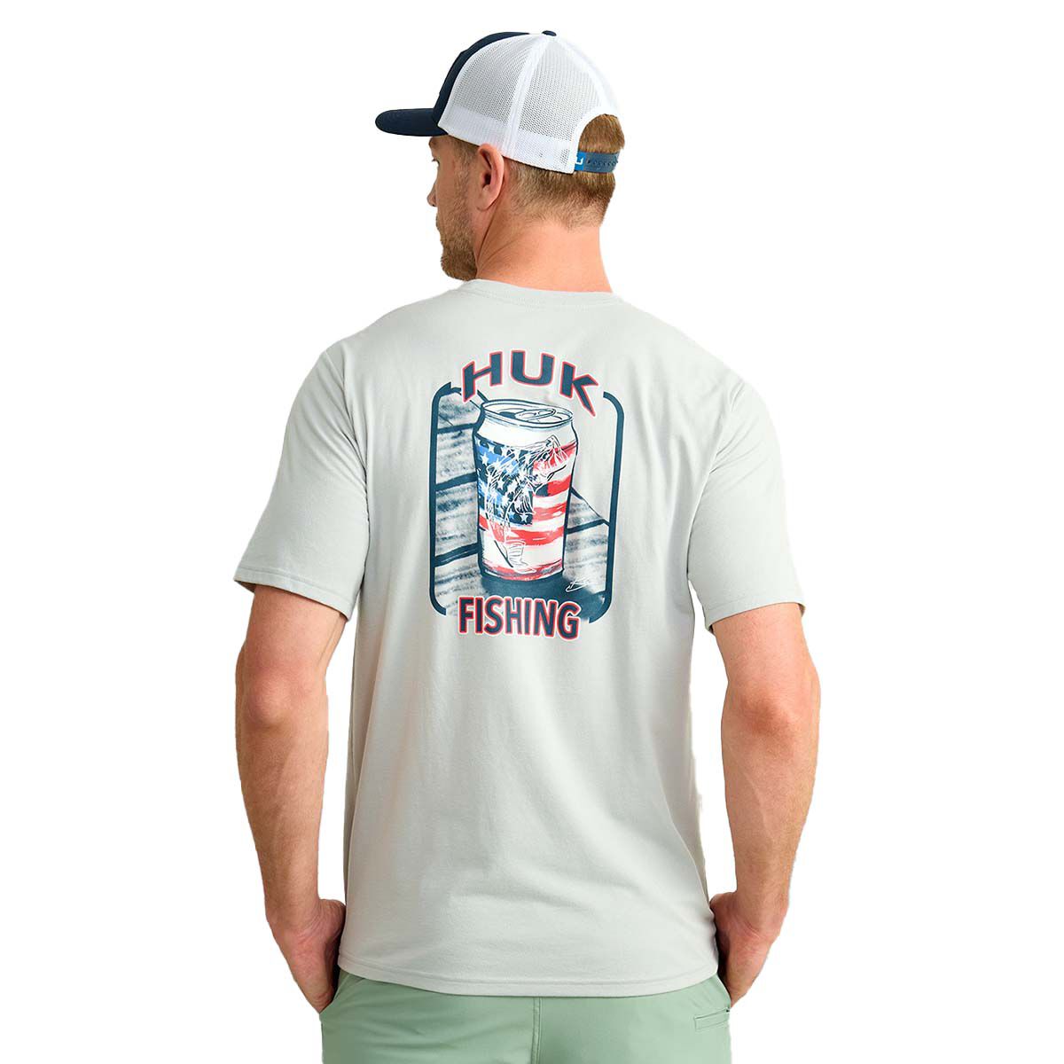 Huk Men's Short Sleeve USA Fishing T-Shirt