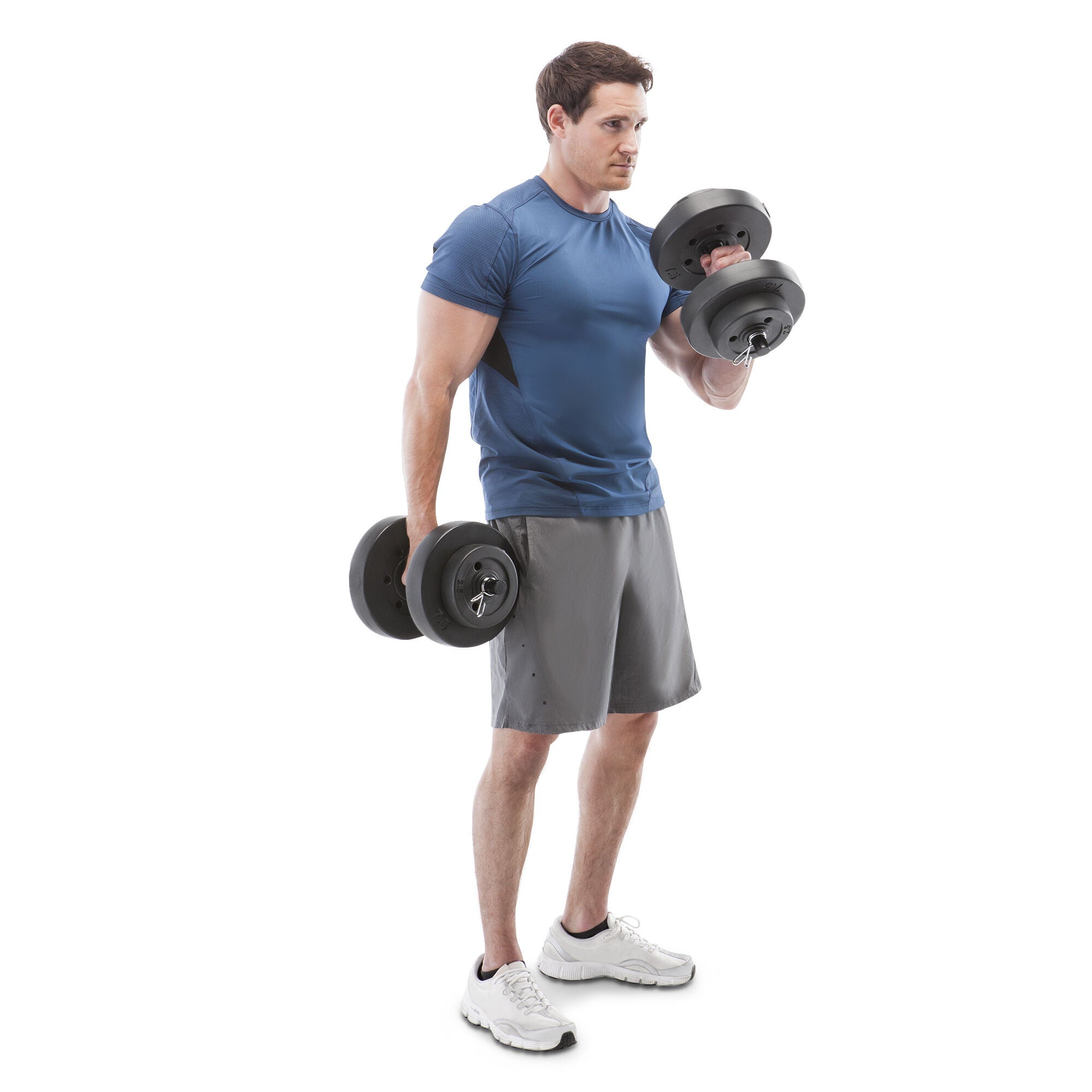 Marcy 40lb Vinyl Adjustable Dumbbell Set