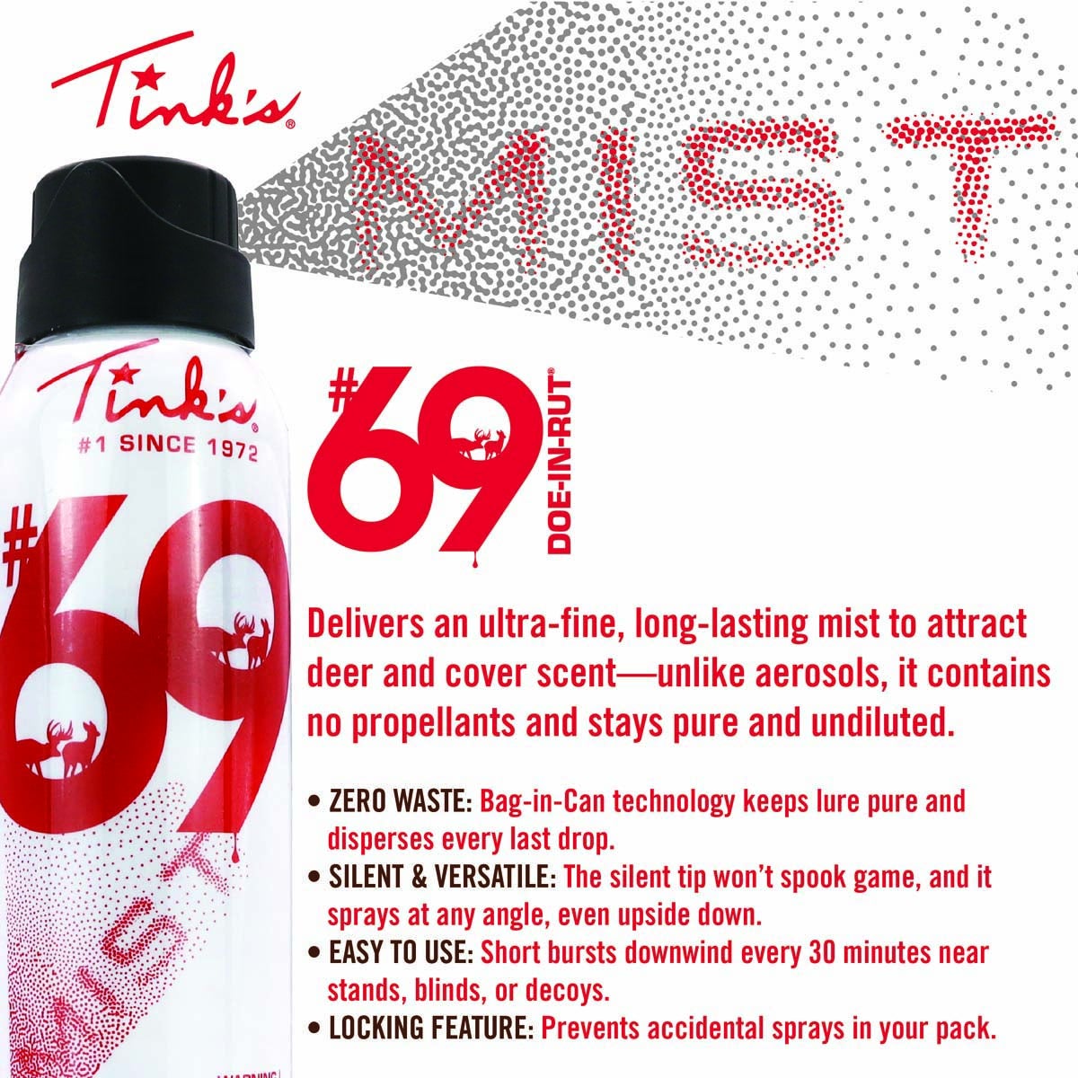 Tinks Hot Shot Doe In Rut Mist Scent