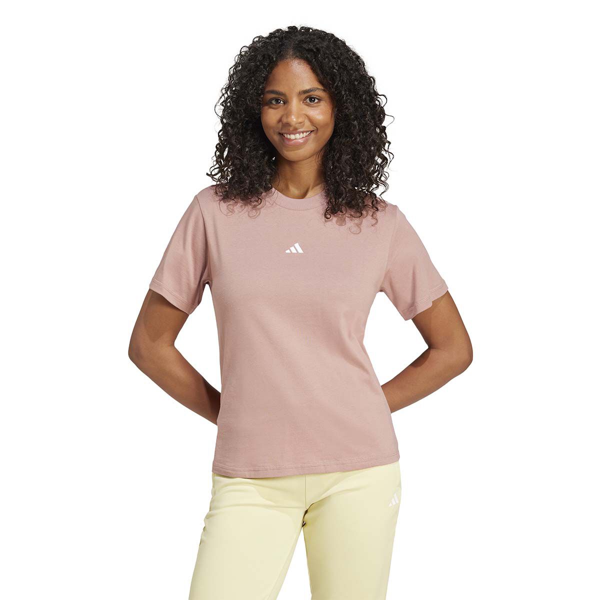 adidas Women's Essentials Small Logo Cotton T-Shirt