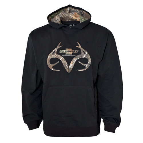 Chevy Logo Men's Hoodie with Realtree Edge Fill