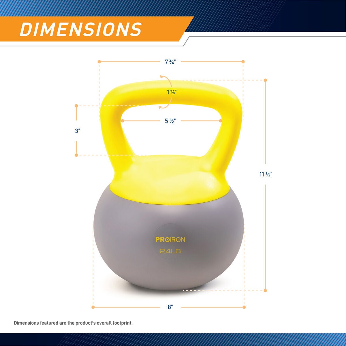 Proiron 24 lb. Soft Kettlebell