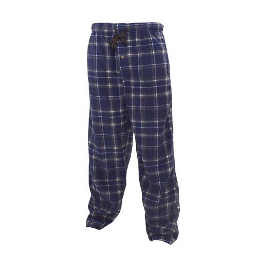 Canyon Creek Men's Grey/Navy Plaid Lounge Pants