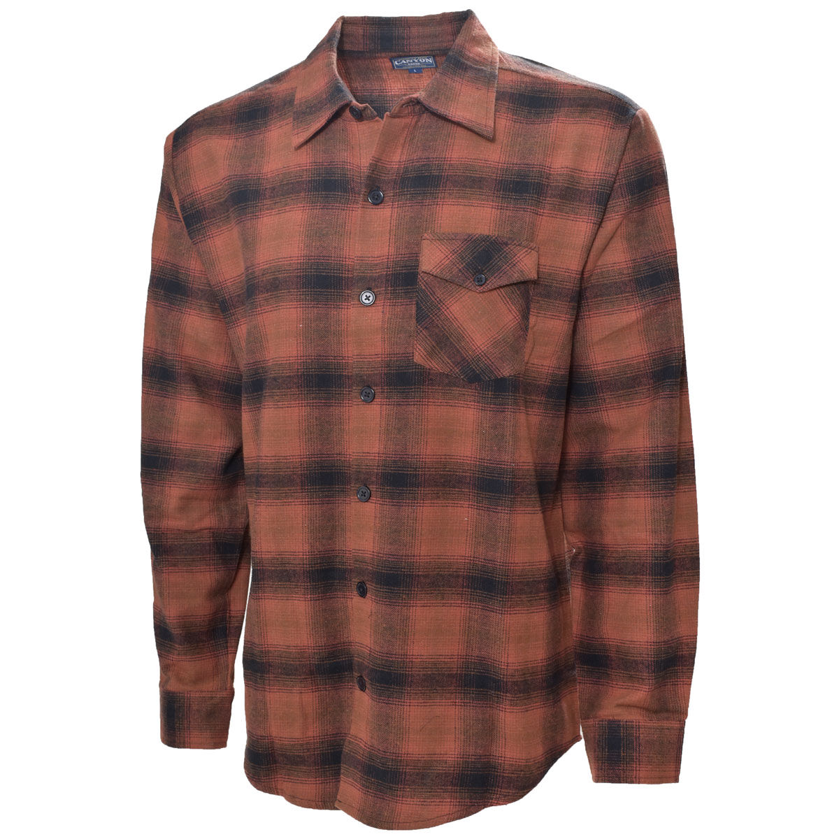 Canyon Creek Men's One Pocket Flannel Shirt