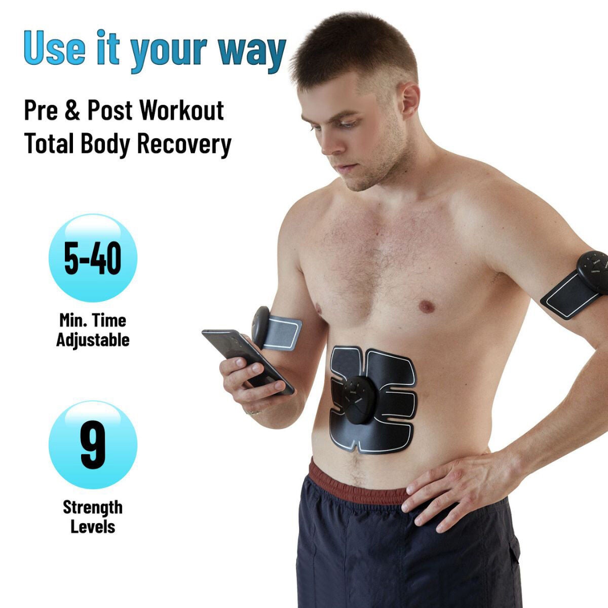 Trakk Electronode Wireless Therapy TENS Massager