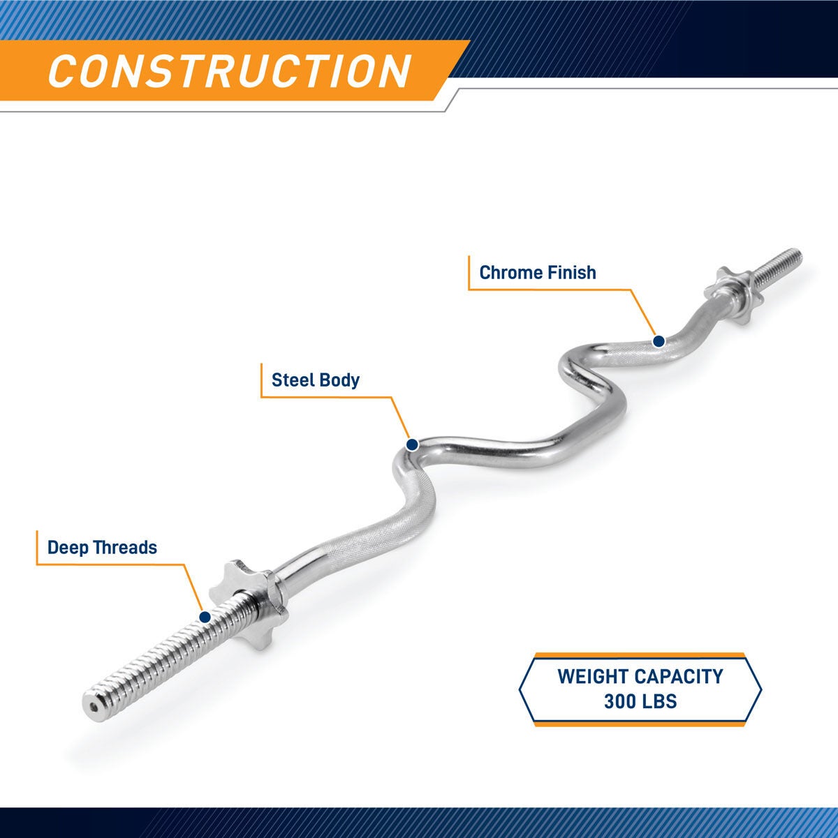 Marcy Tri-Bicep STD Combo Bar