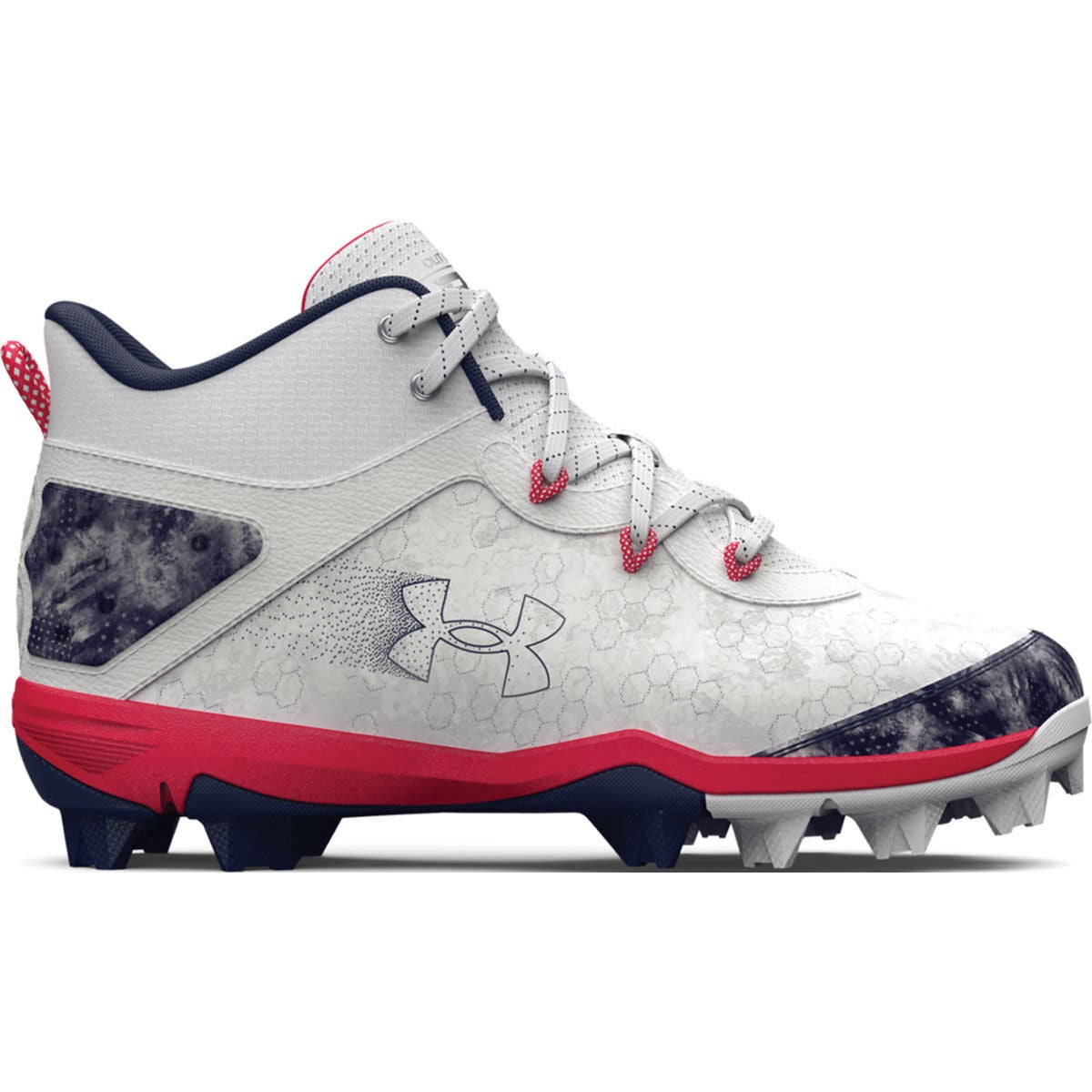 Under Armour Boys' Harper 8 Mid RM USA Basrball Cleats