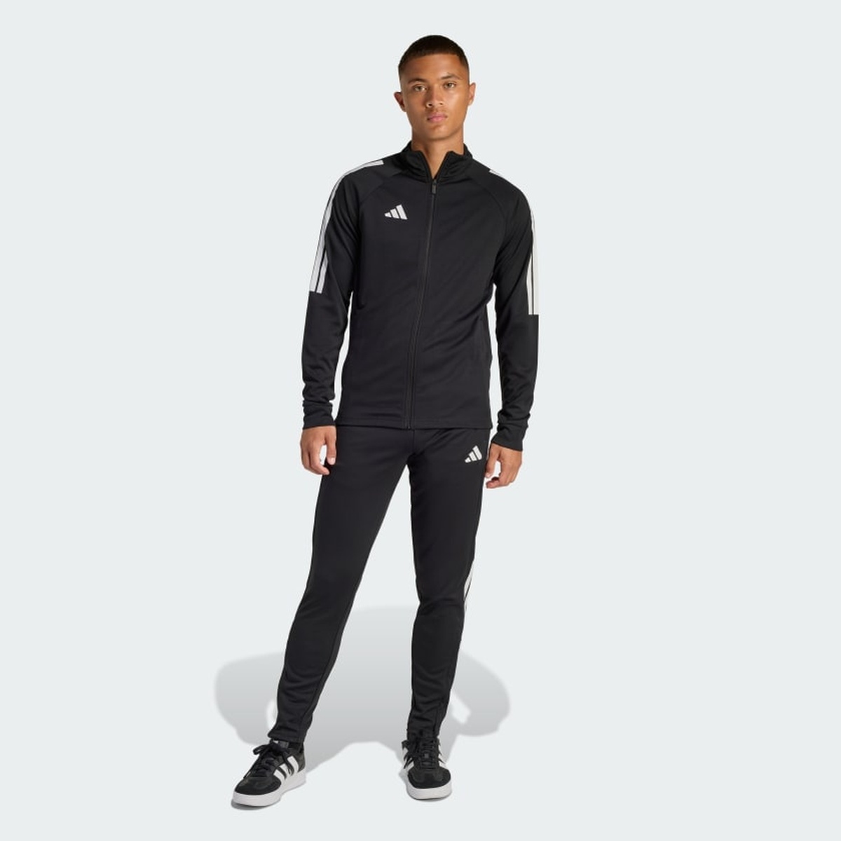 adidas Men's Sereno Climacool 3-Stripe Tapered Soccer Pants