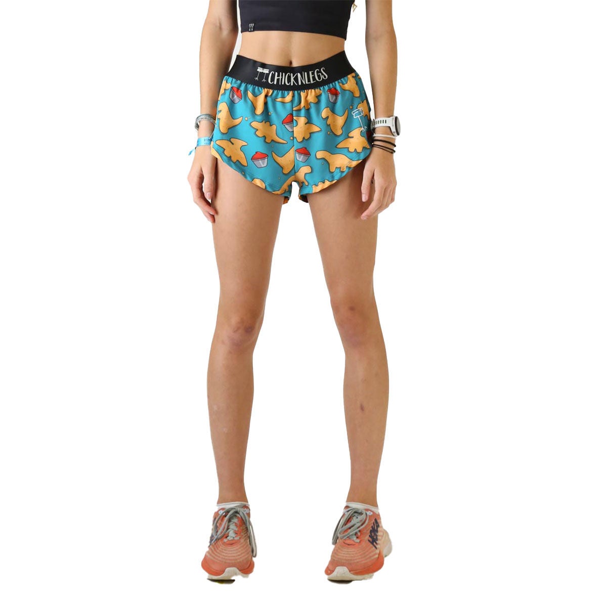 Chickn Legs Women's 1.5" Shorts Dino Nuggets