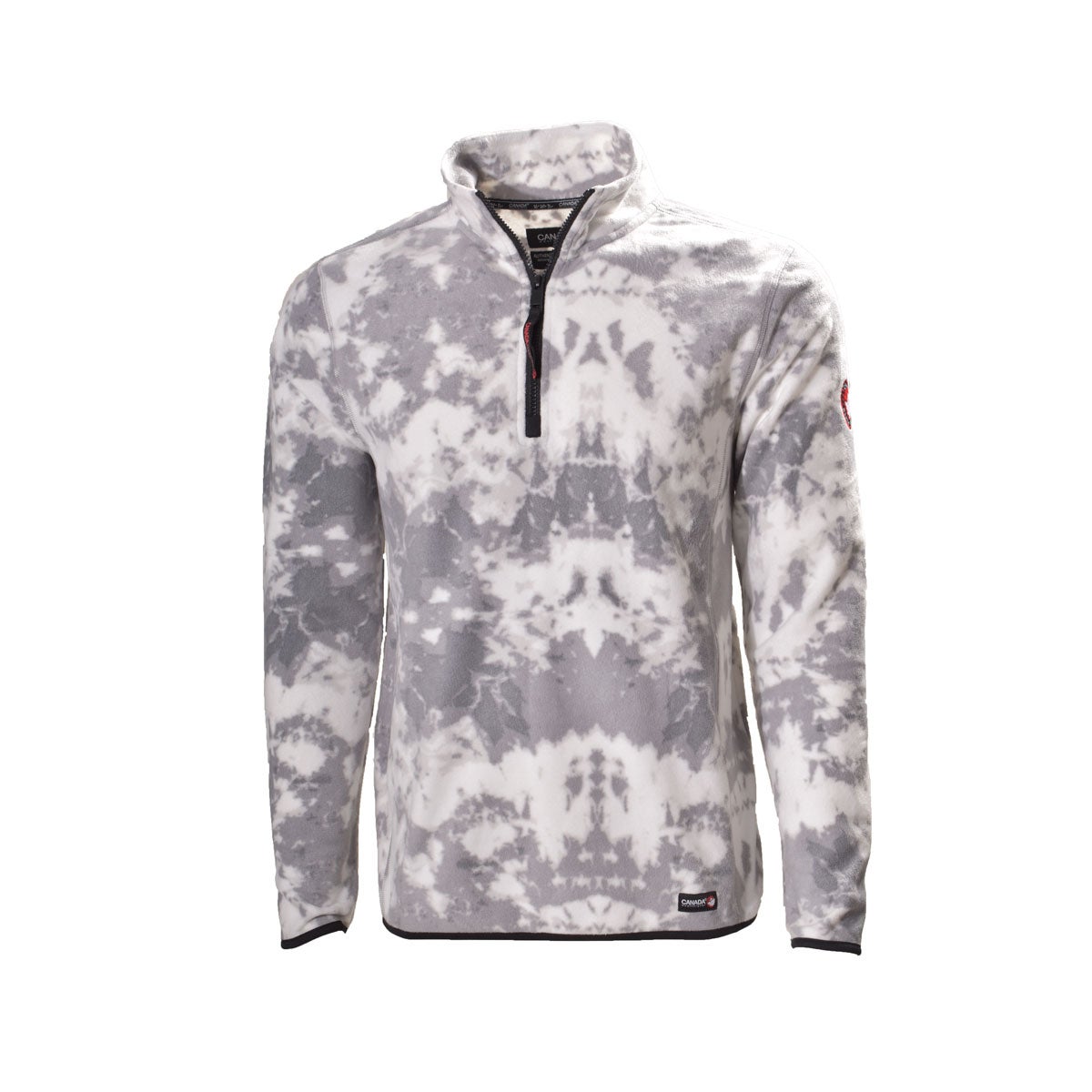 Canada Weather Gear Men's Tie Dye 1/4 Zip