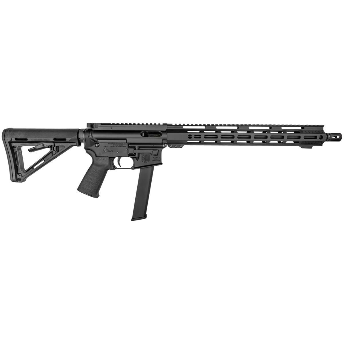 Diamondback 9MM 16IN CRBN BLK Tactical Centerfire Rifle