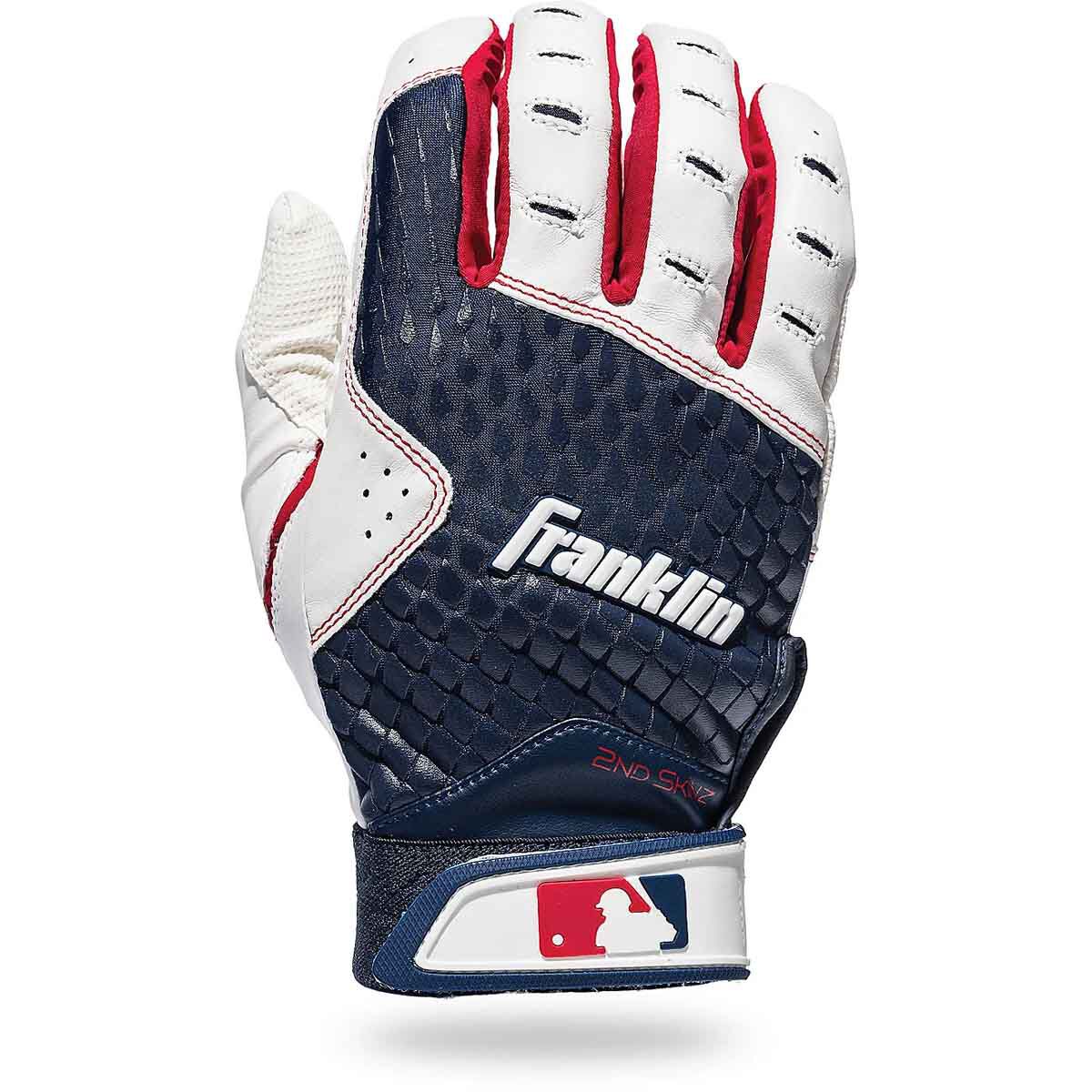 Franklin Men's MLB 2nd Skinz Batting Gloves