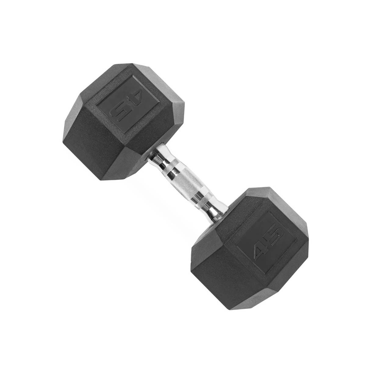 Cap 45 lb. Rubber Dumbbell