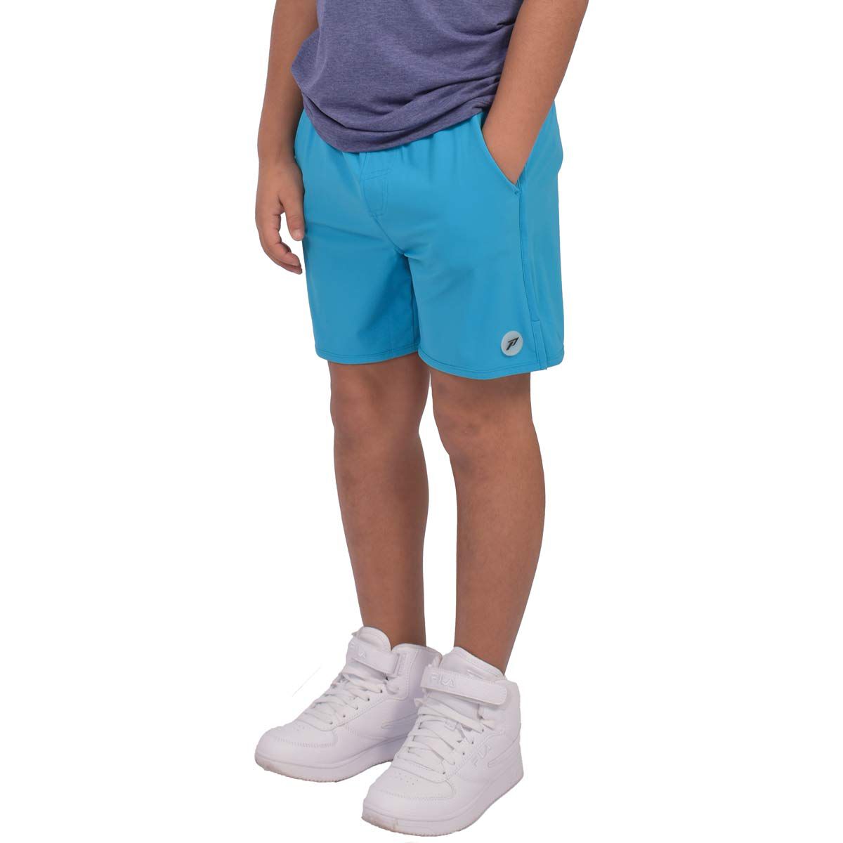 Powerflex Boys' Jake Warp Mid-Thigh Short