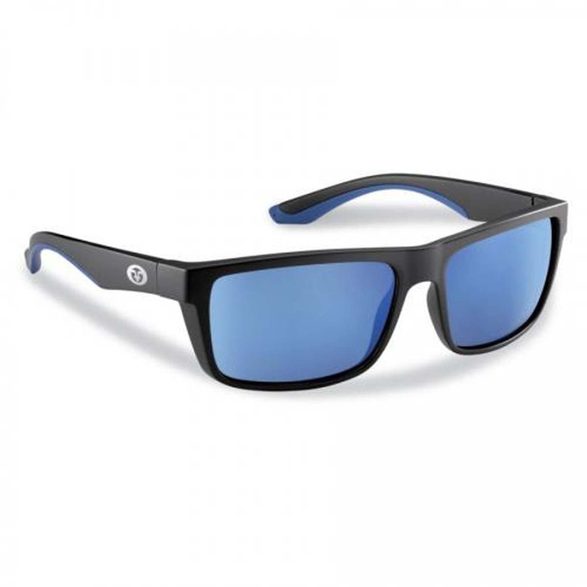 Flying Fishermn Streamer Polarized Sunglasses (Black/Blue)