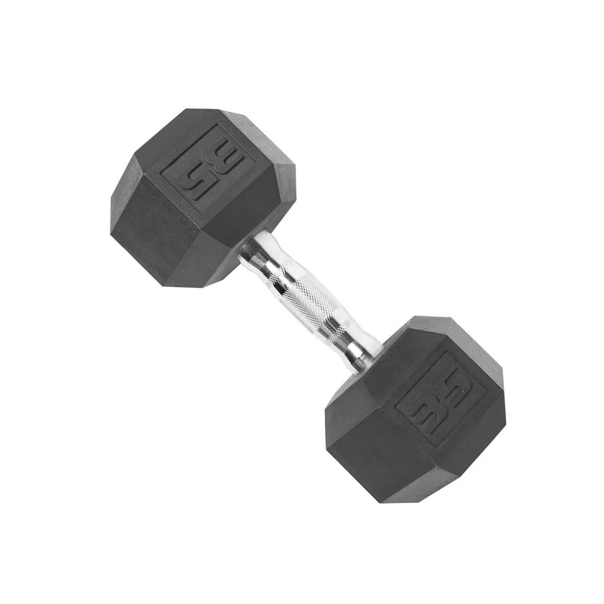 Cap 35 lb. Rubber Dumbbell