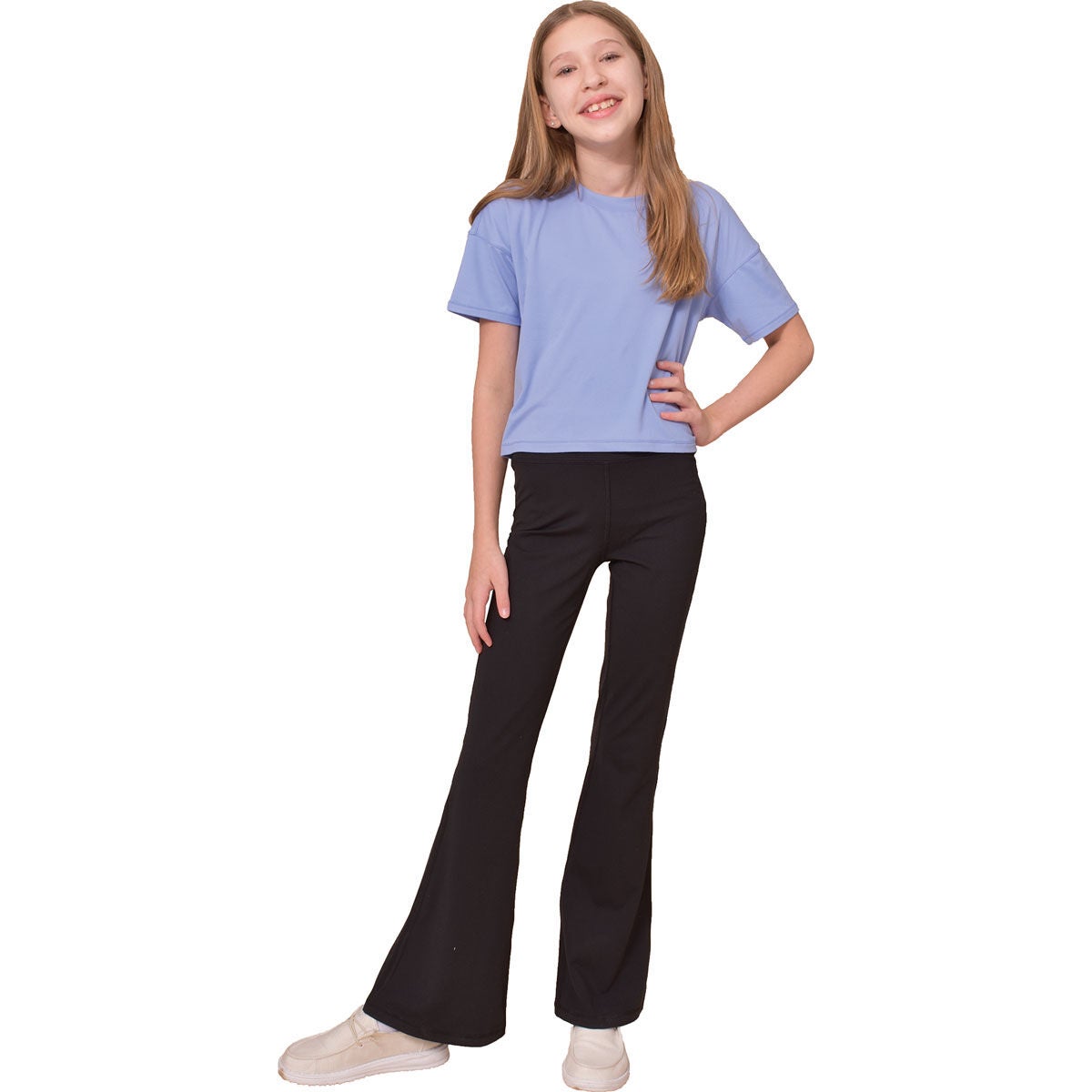 90 Degree Girl's Short Sleeve Crop Tee